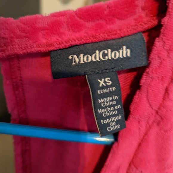 Vintage beach velour romper - Picture 5 of 7